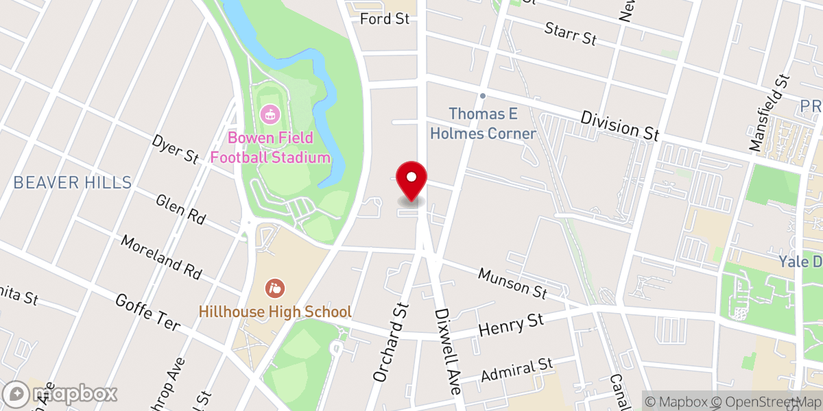 Map showing location of St Matthew Ufw Baptist Church