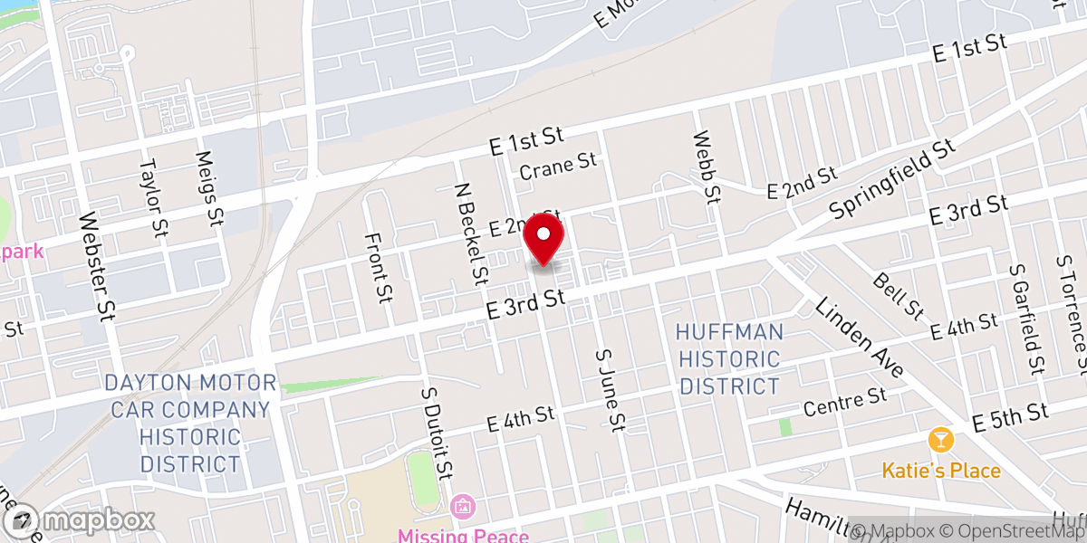 Map showing location of Light of the Nations Church (OPC)