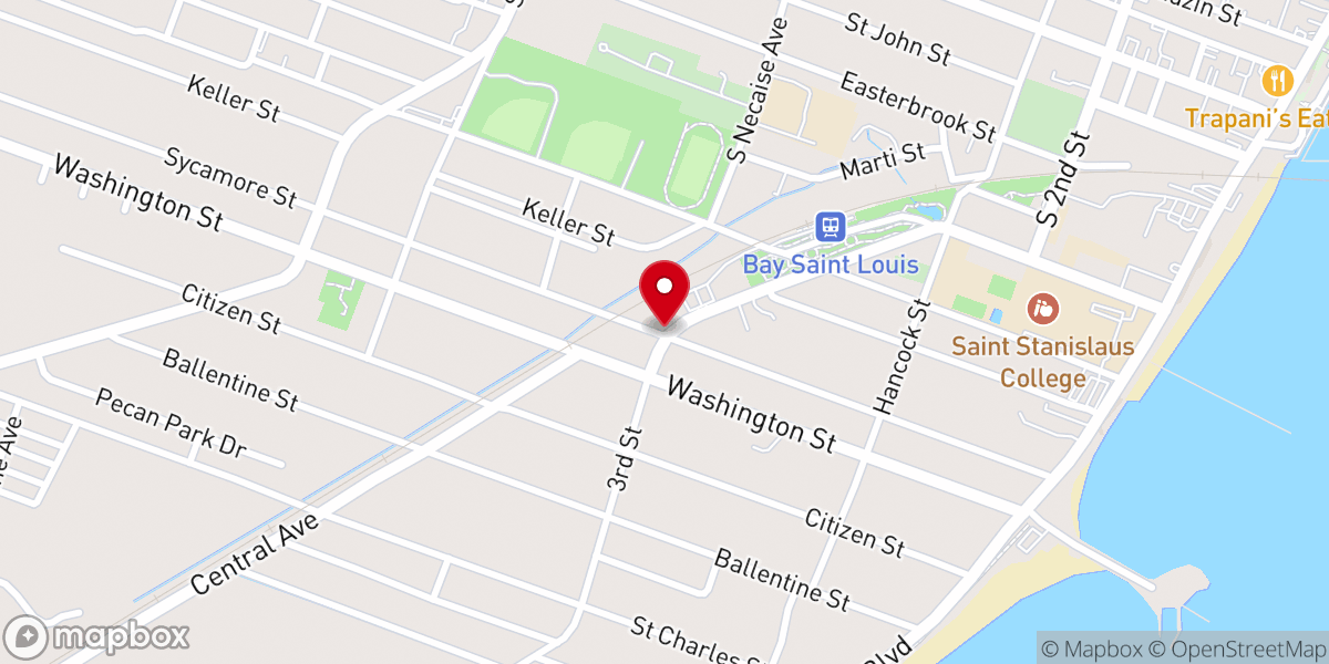 Map showing location of Carter Church Designs Historical Marker