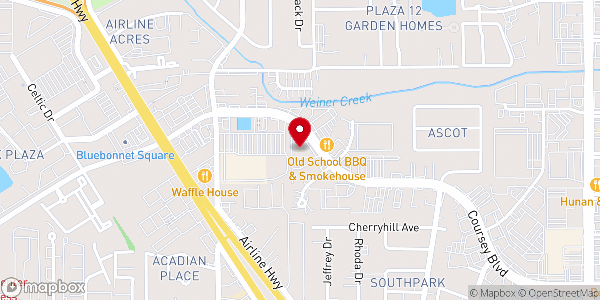 Map showing location of East Baton Rouge Parish Assessor