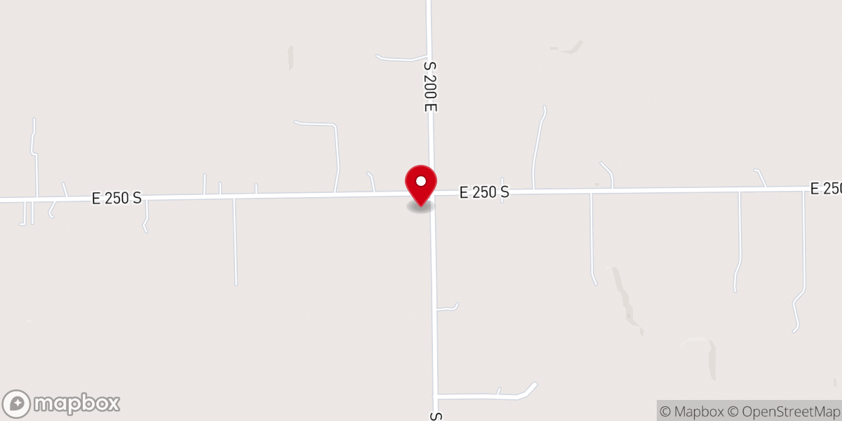 Map showing location of Asbury Country Church