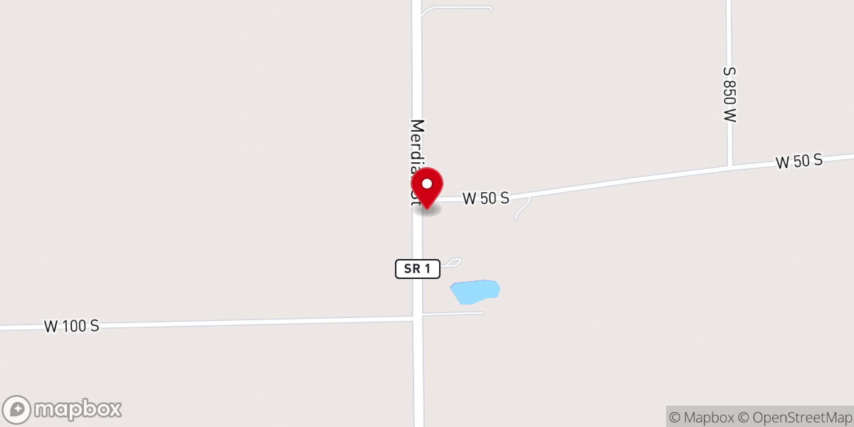 Map showing location of Oak Grove Church