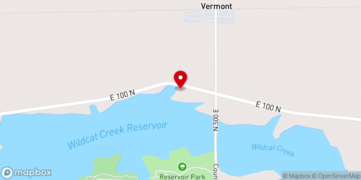 Map showing location of Hillsdale Community Church