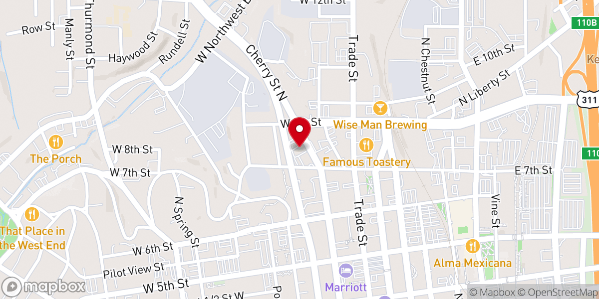 Map showing location of The Shalom Project Inc
