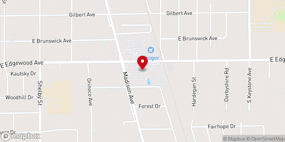 Map showing location of Emmanuel Living Christian Church