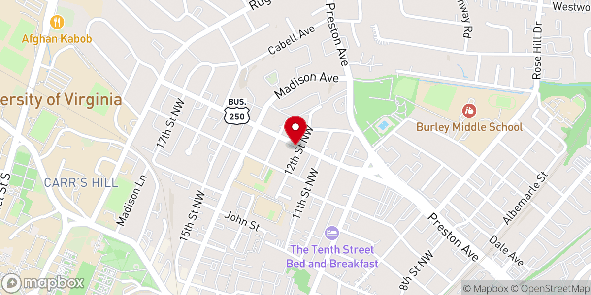 Map showing location of Faith Hope & Love Church