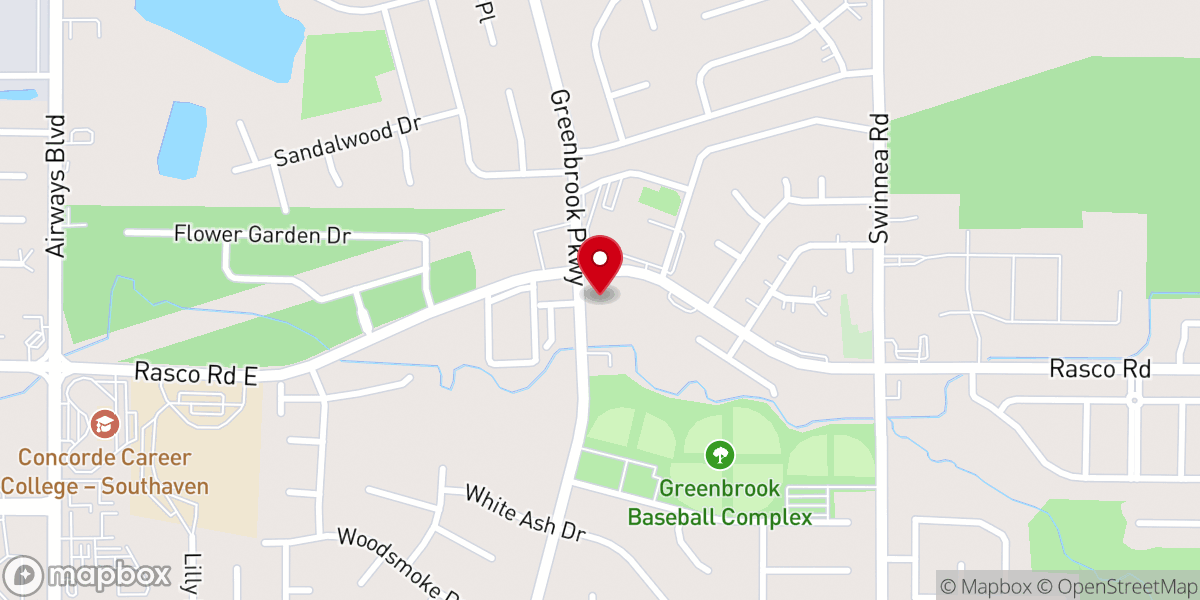 Map showing location of Christview Christian Church