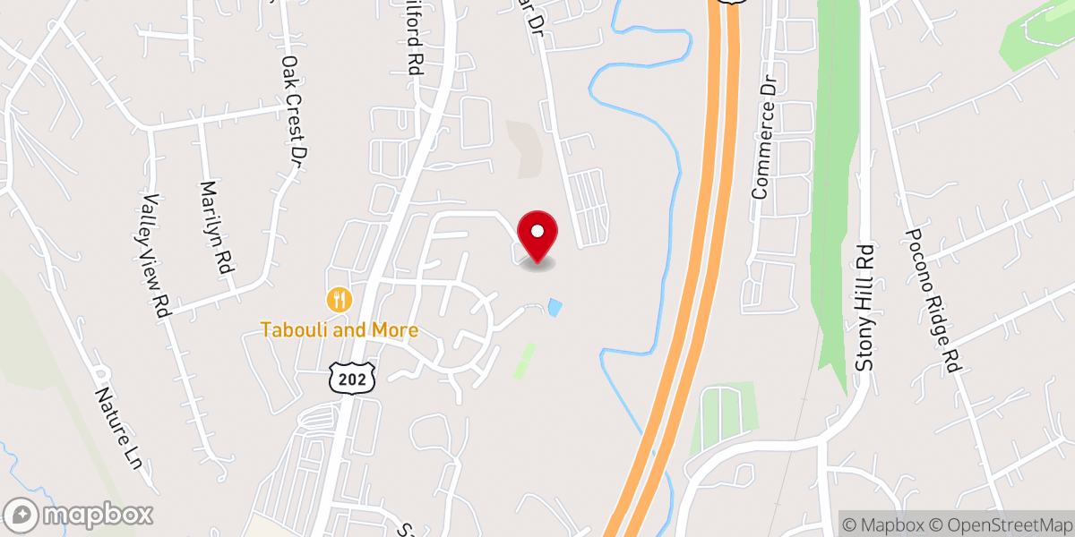 Map showing location of K Church
