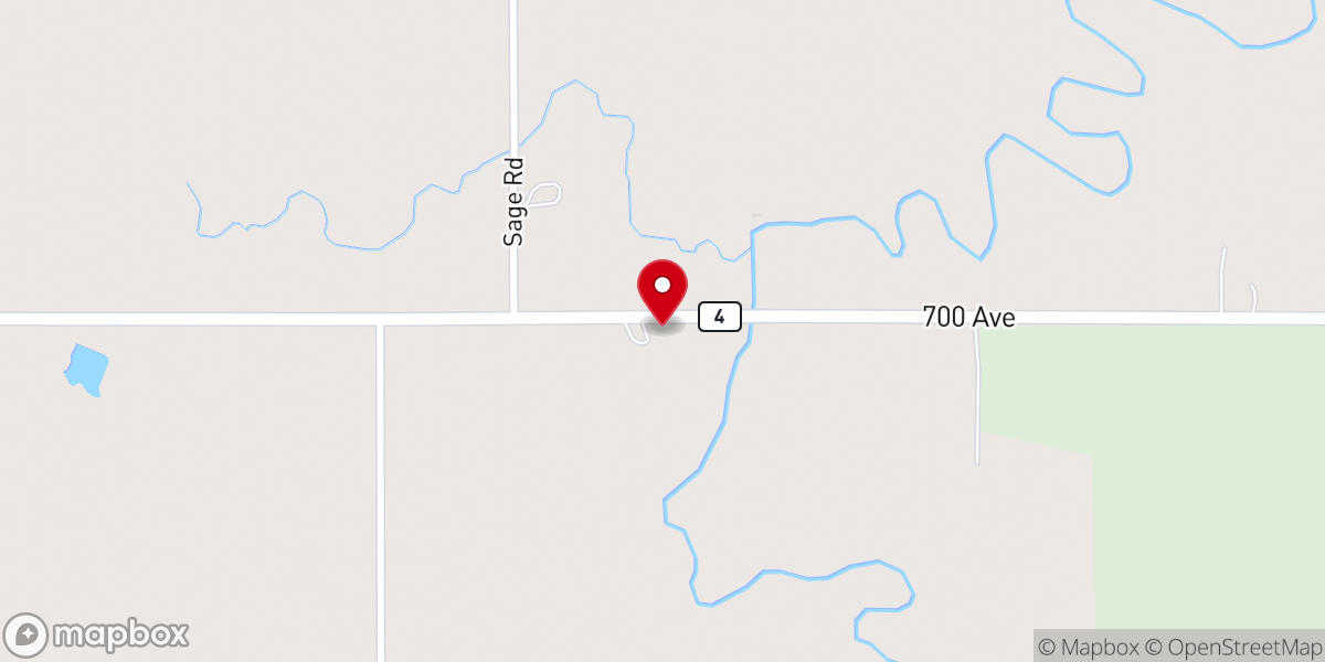 Map showing location of St John's Evangelical Lutheran Church