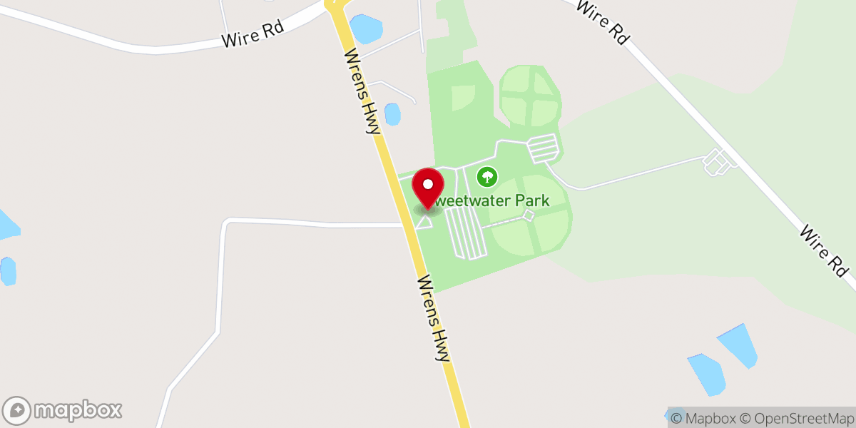 Map showing location of Kilpatrick Baptist Association