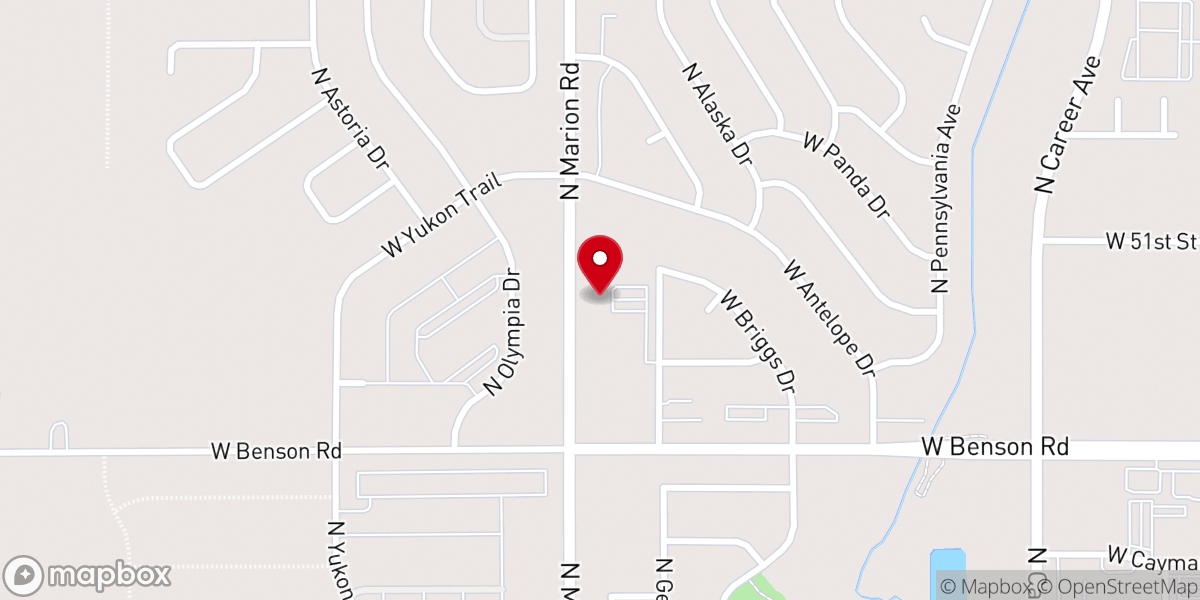 Map showing location of Iglesia Jesus el gran Pastor