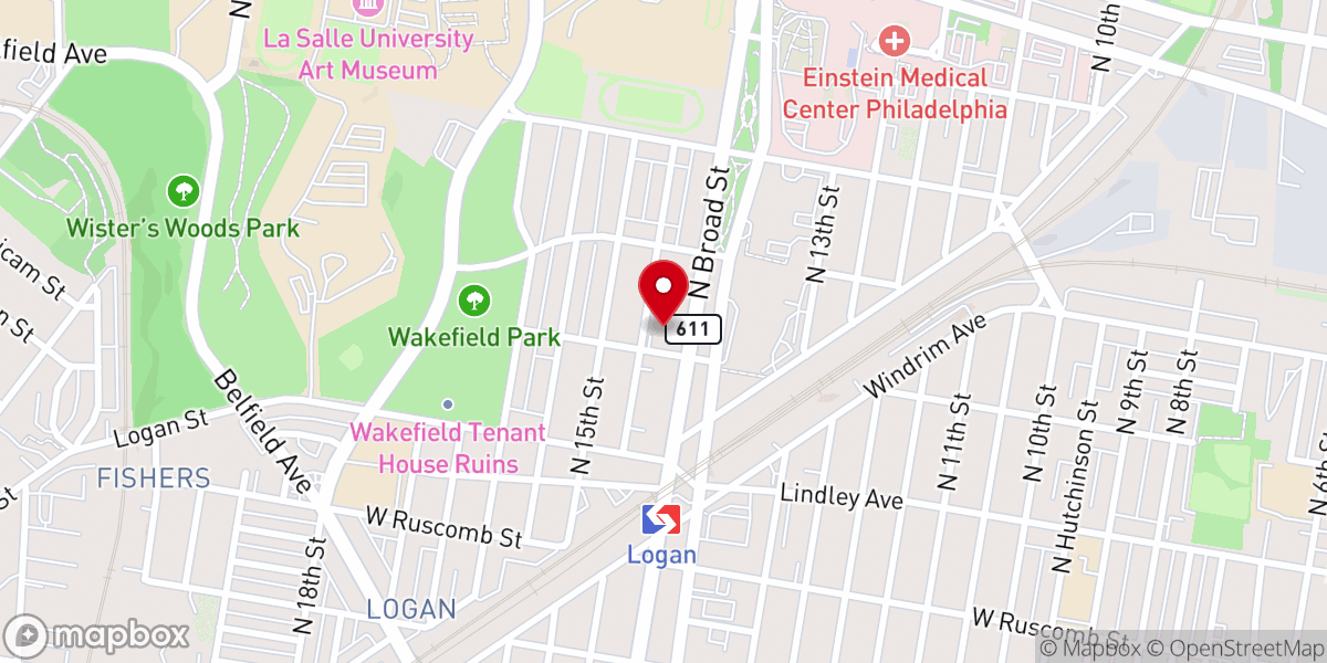 Map showing location of Our Lady of Hope Catholic Parish, Church of the Holy Child