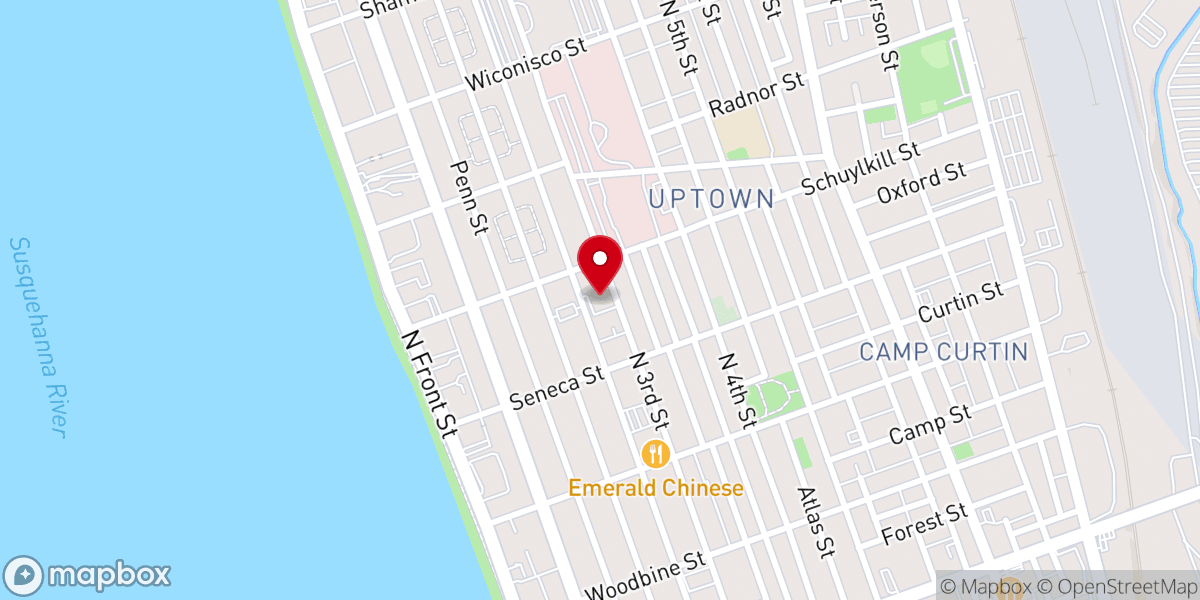 Map showing location of GOODWIN MEMORIAL BAPTIST CHURCH FAMILY LIFE CENTER