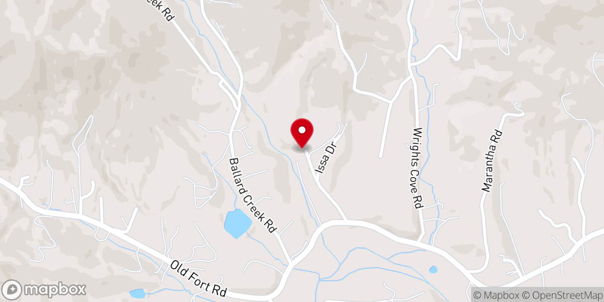 Map showing location of Laurel Pines Baptist Church