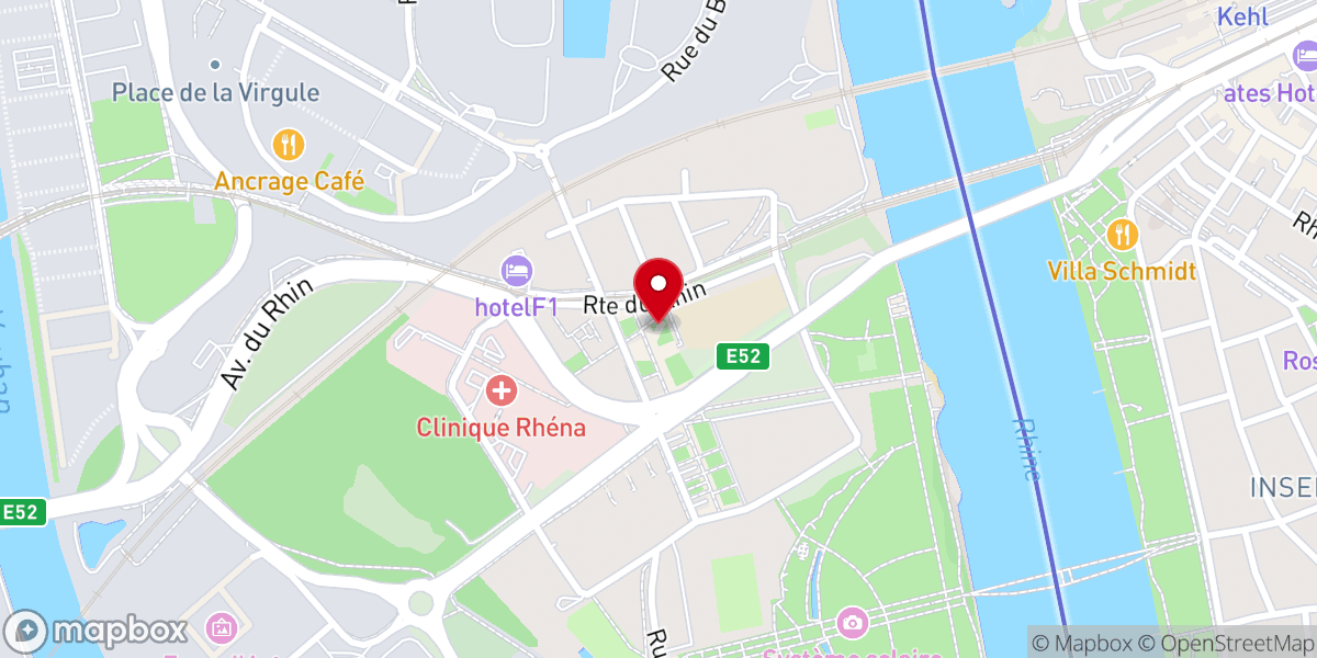 Map showing location of Chapelle de la Rencontre de Strasbourg