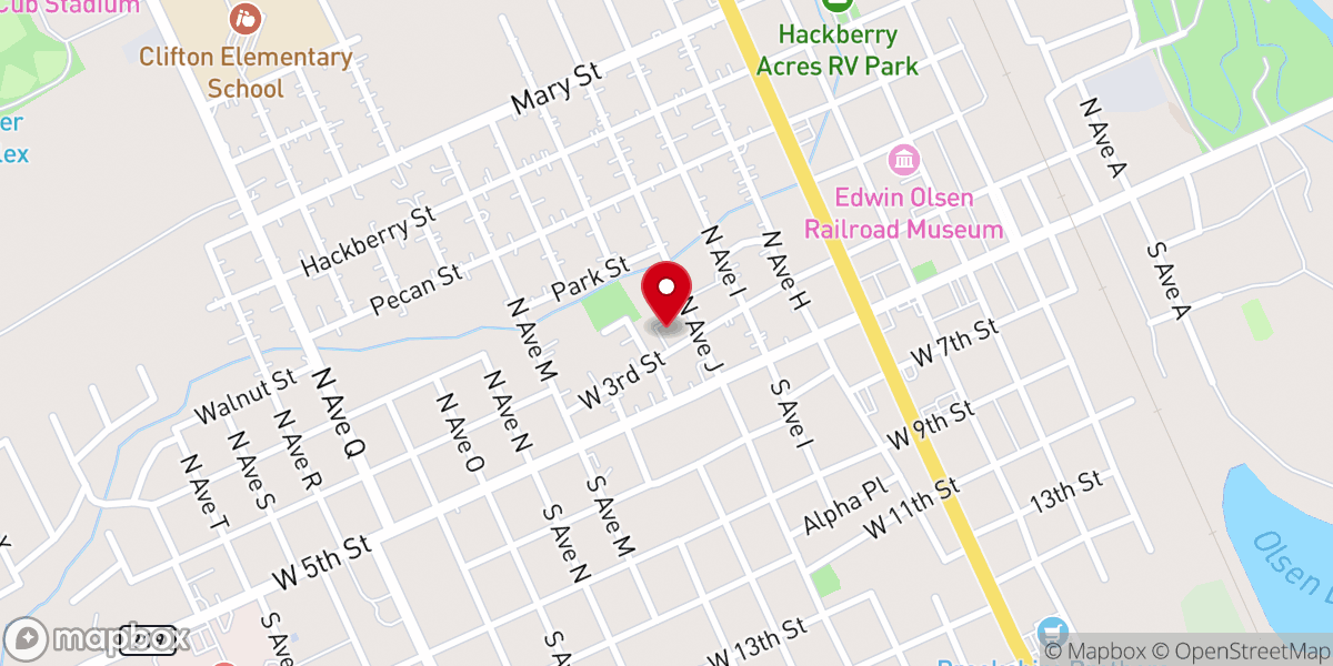 Map showing location of Immanuel Lutheran Church
