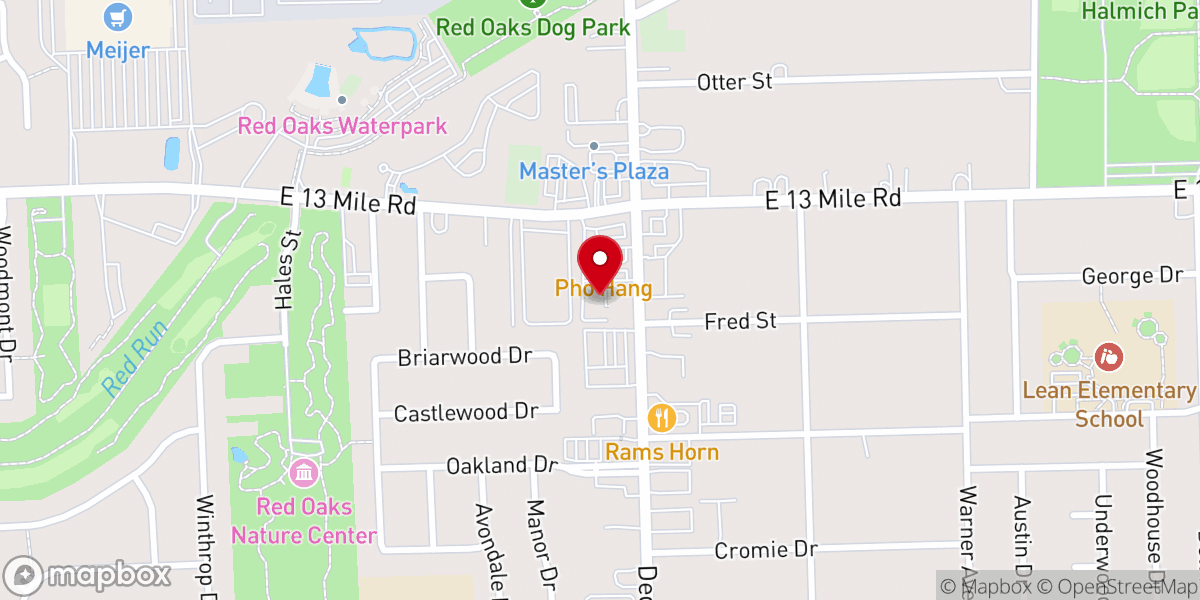 Map showing location of Alliance of Warren Evangelicals