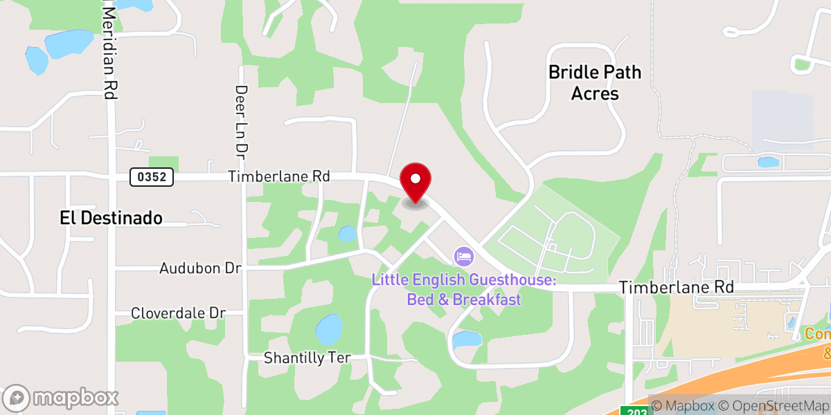 Map showing location of Saint Andrews Anglican Church