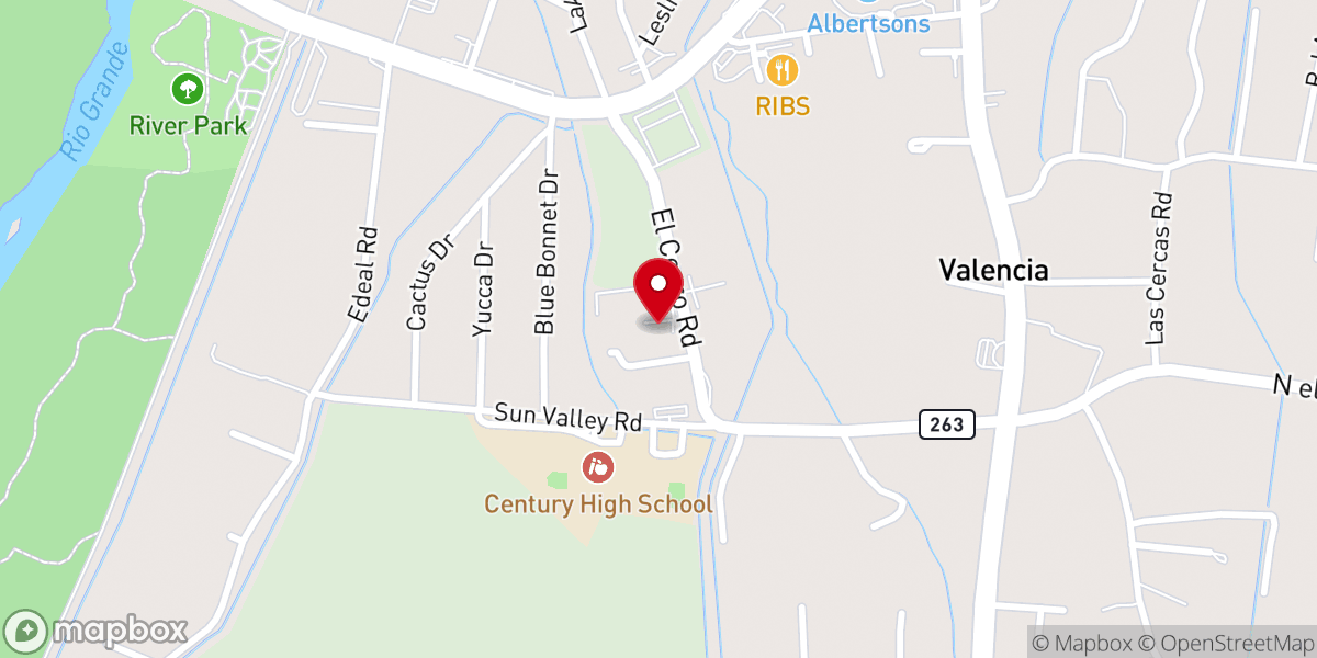 Map showing location of The Potter's House