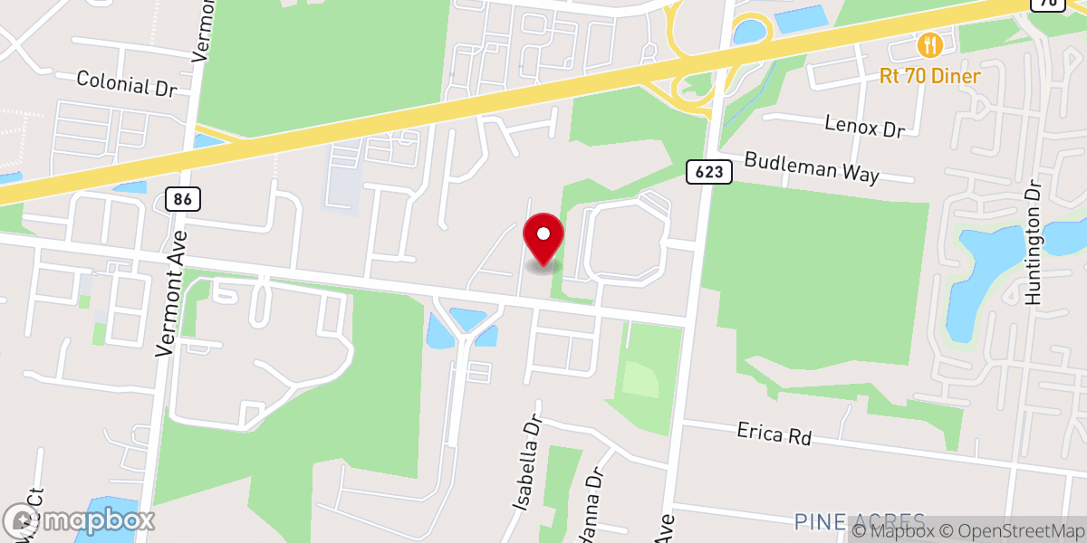 Map showing location of United Talmudical Academy of Lakewood Inc