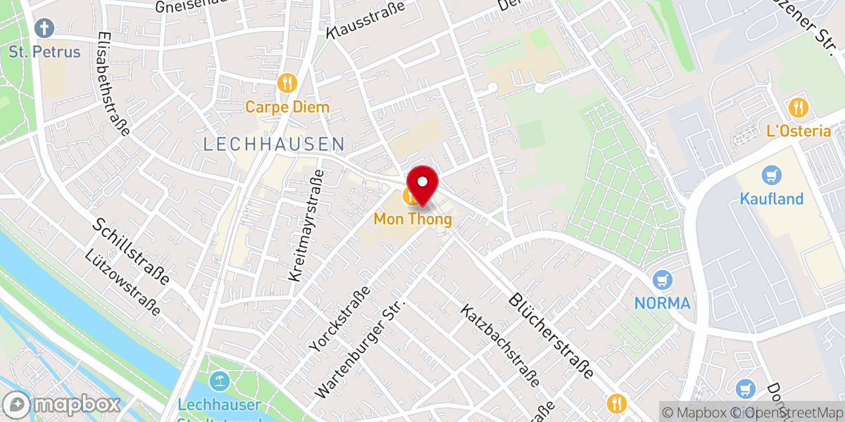 Map showing location of St. Markus - Ev.-Luth. Kirchengemeinde Augsburg - St. Markus