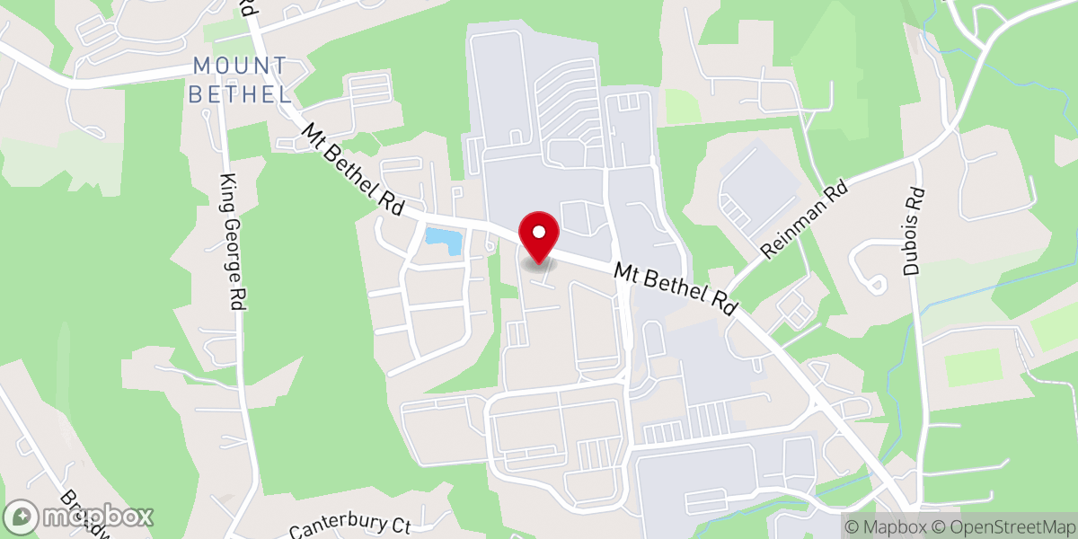 Map showing location of Mt Bethel Baptist Church