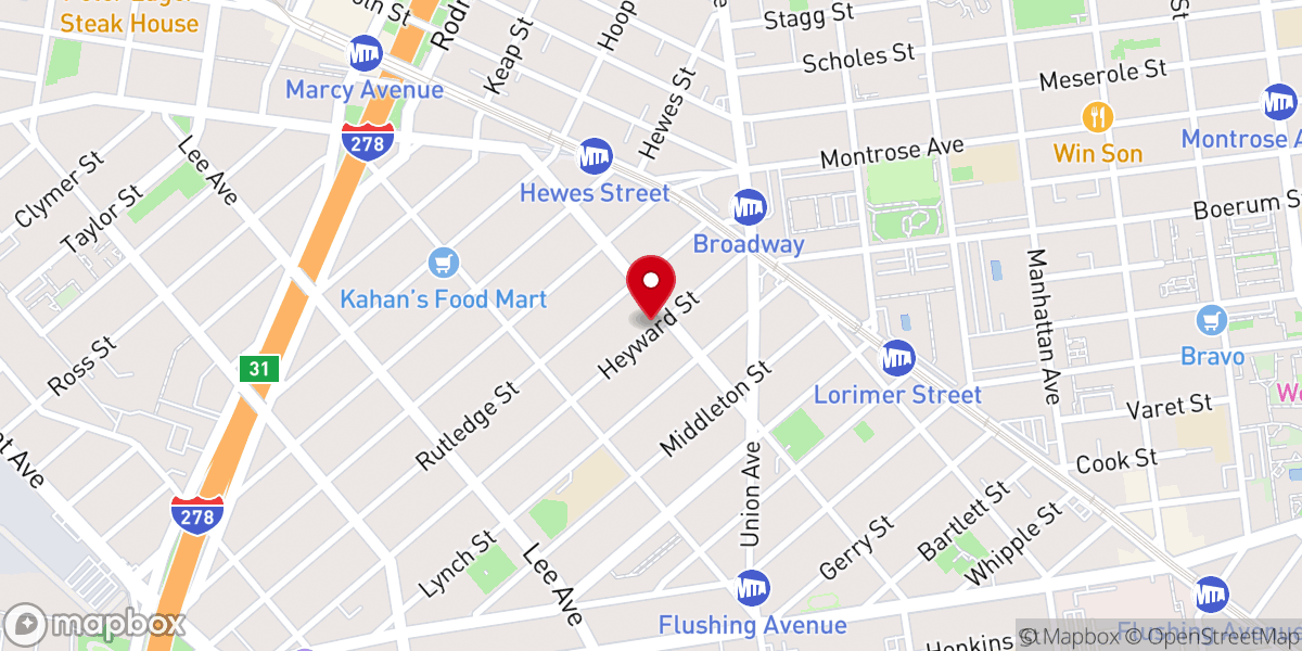 Map showing location of Ateres Chaim