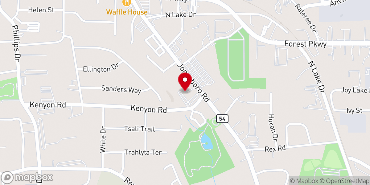 Map showing location of Redeemed Christian Church of God MT Zion Parish Inc