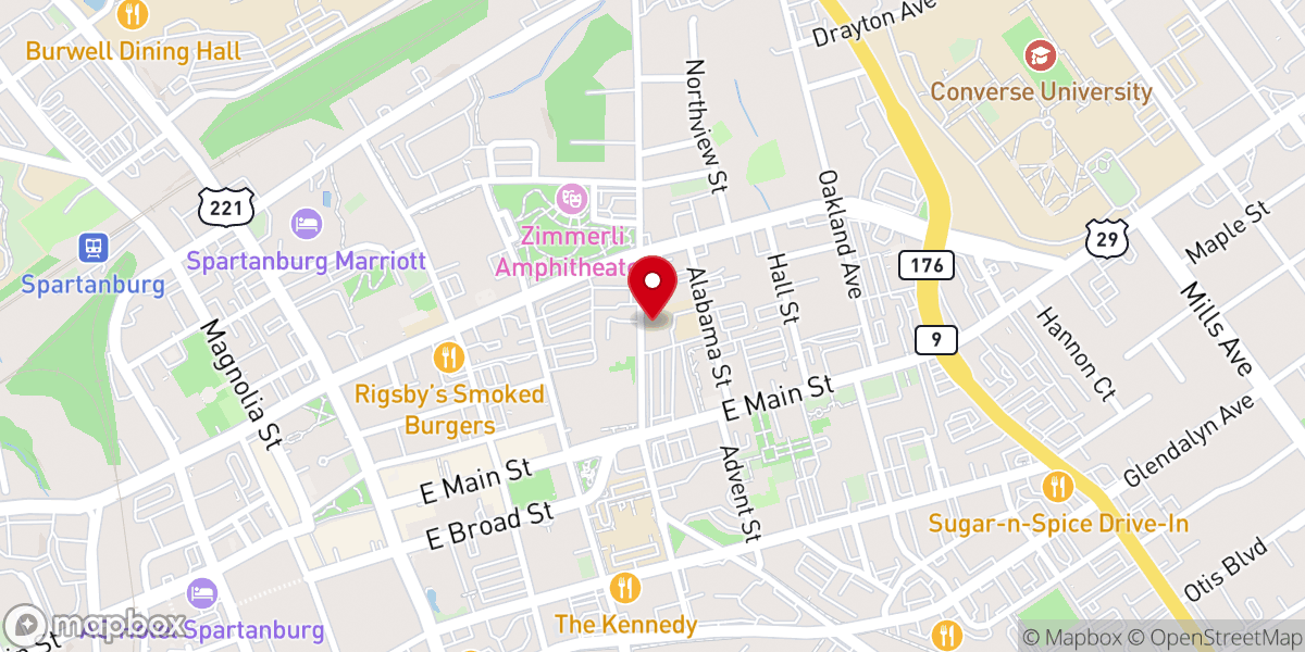 Map showing location of Old St. Paul the Apostle Catholic Church