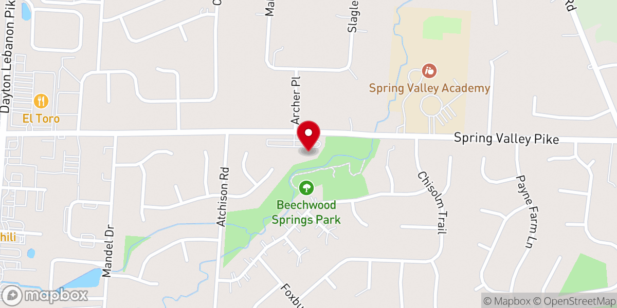 Map showing location of Centerville Christian Fellowship