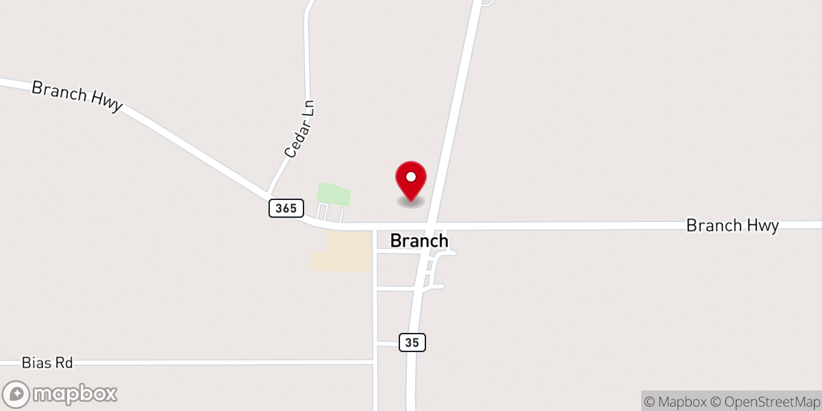 Map showing location of Aj's Mini Mart