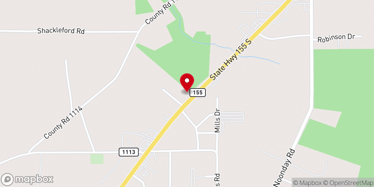 Map showing location of Impact International Worship Center