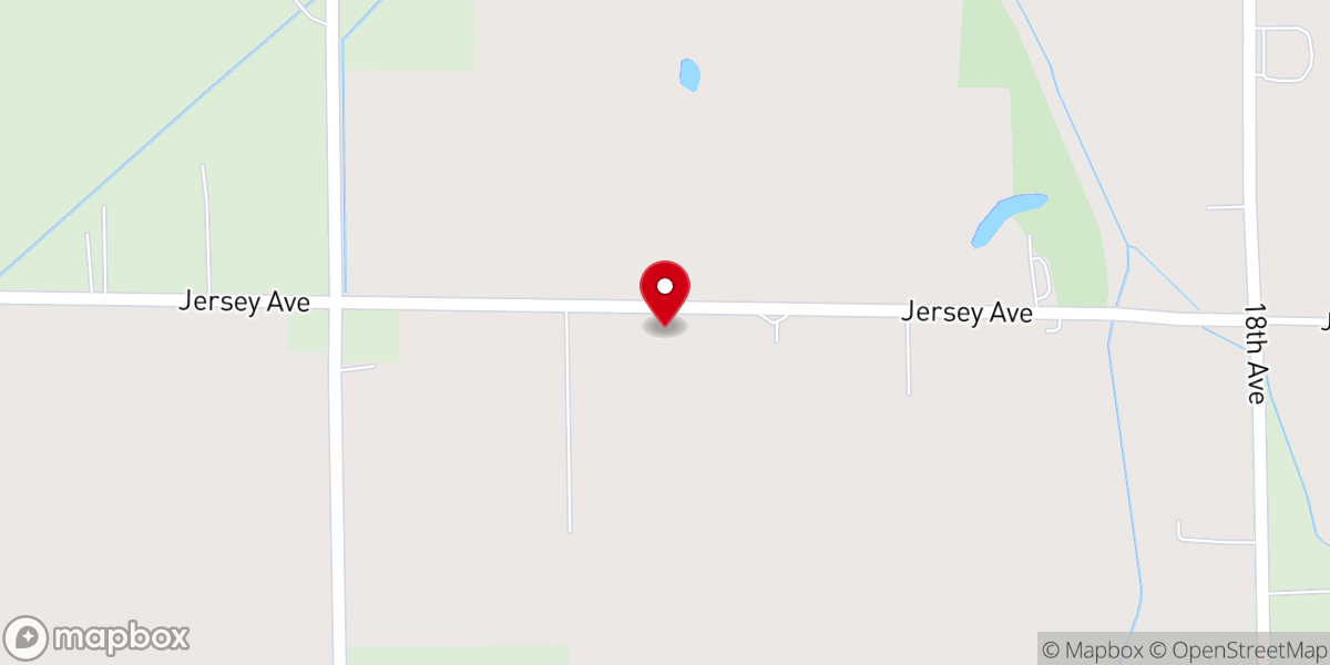 Map showing location of Mt Olive Missionary Baptist Church