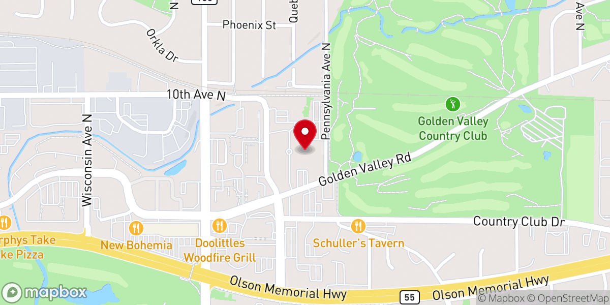Map showing location of Iglesia Centro Cristiano De Minneapolis