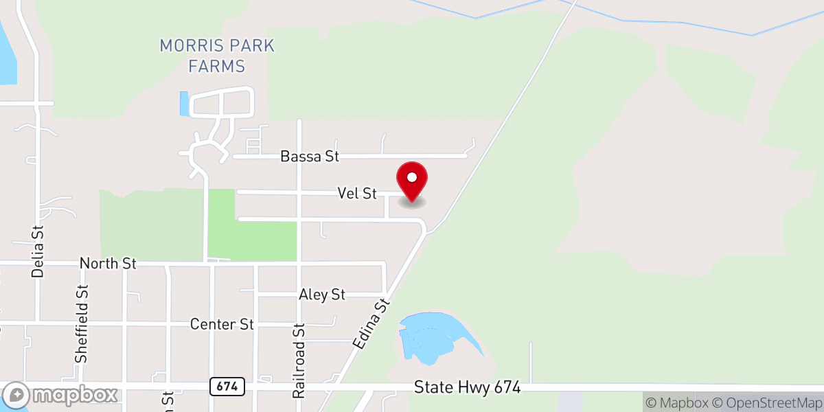 Map showing location of First Prospect Missionary Baptist Church, Inc.