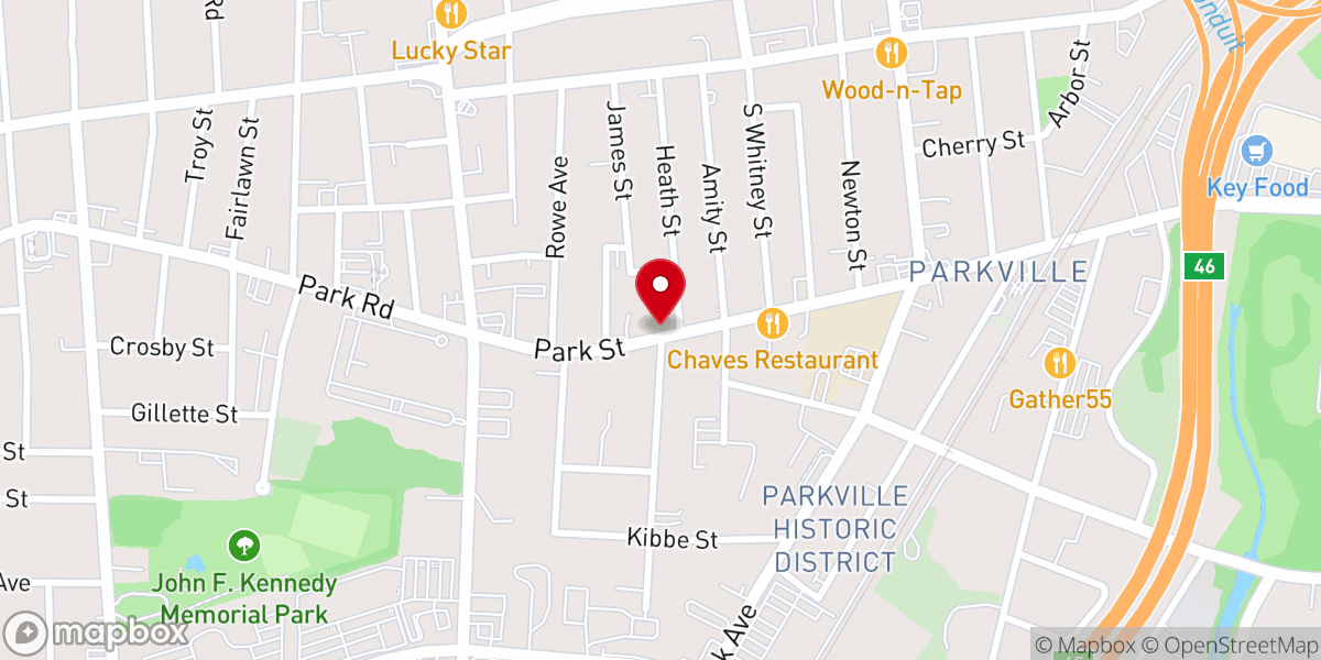Map showing location of Assembly Of God Church New Jerusalem