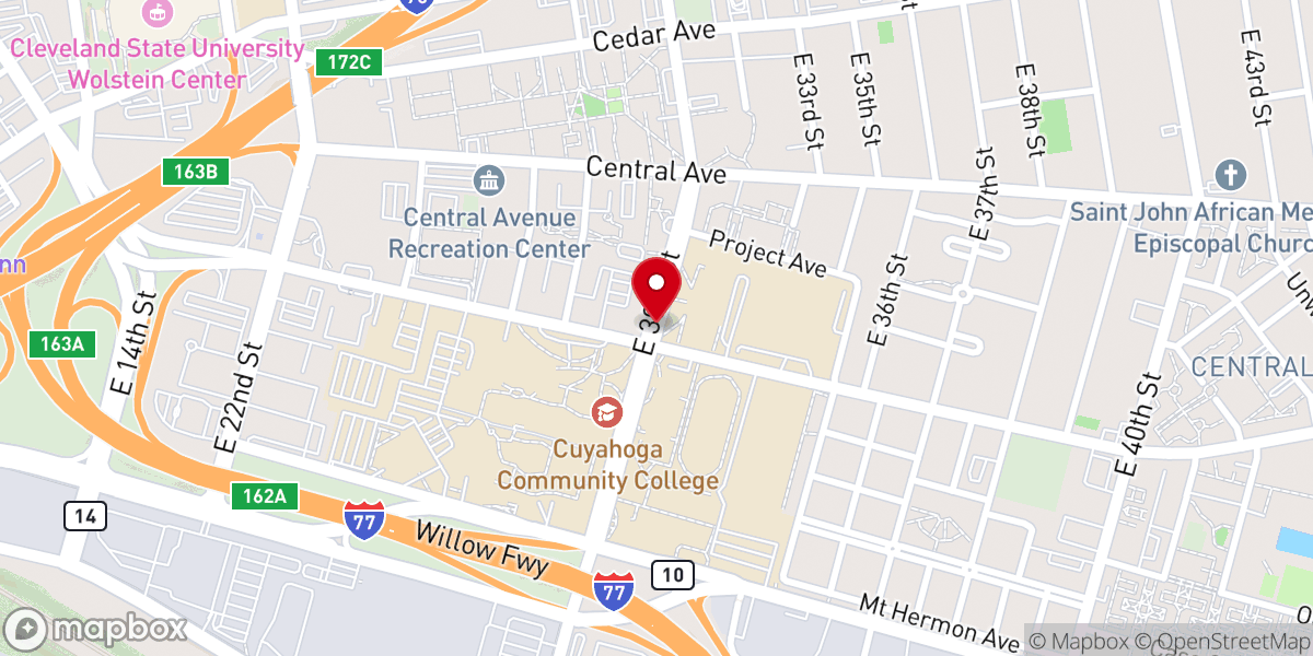 Map showing location of United States Catholic Conference