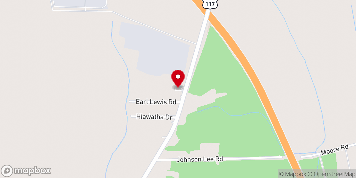 Map showing location of St Matthew United Holy Church of America, Inc.