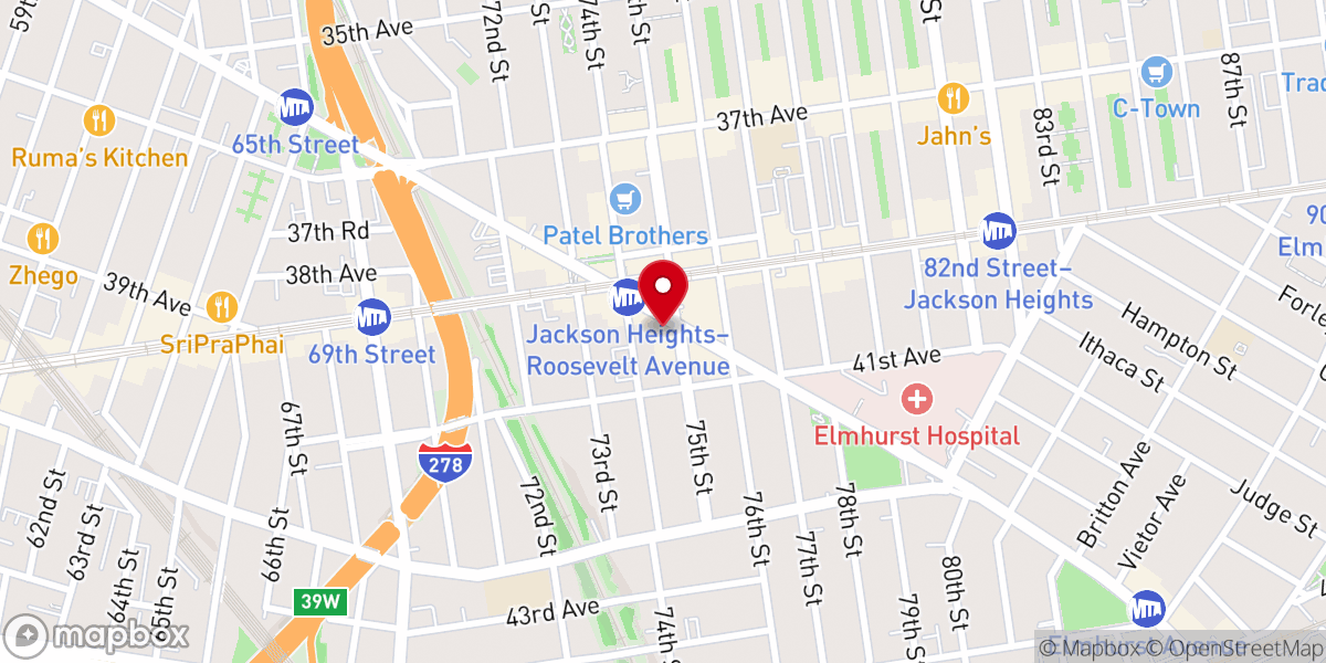 Map showing location of Christ Is The Answer