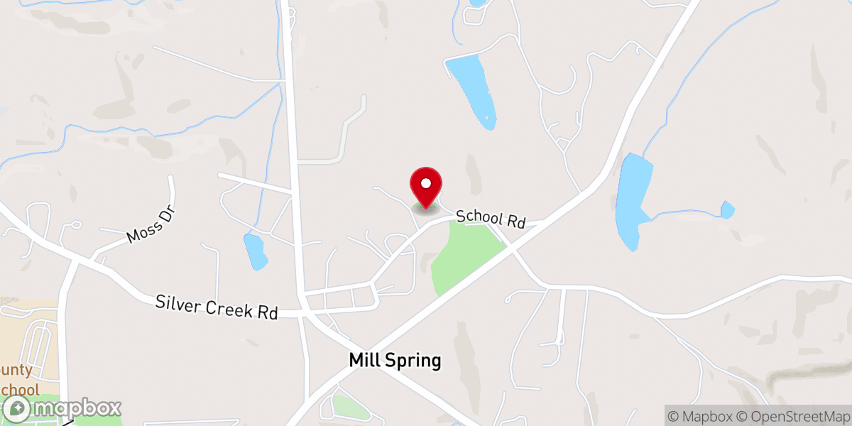 Map showing location of Bethlehem United Methodist Church