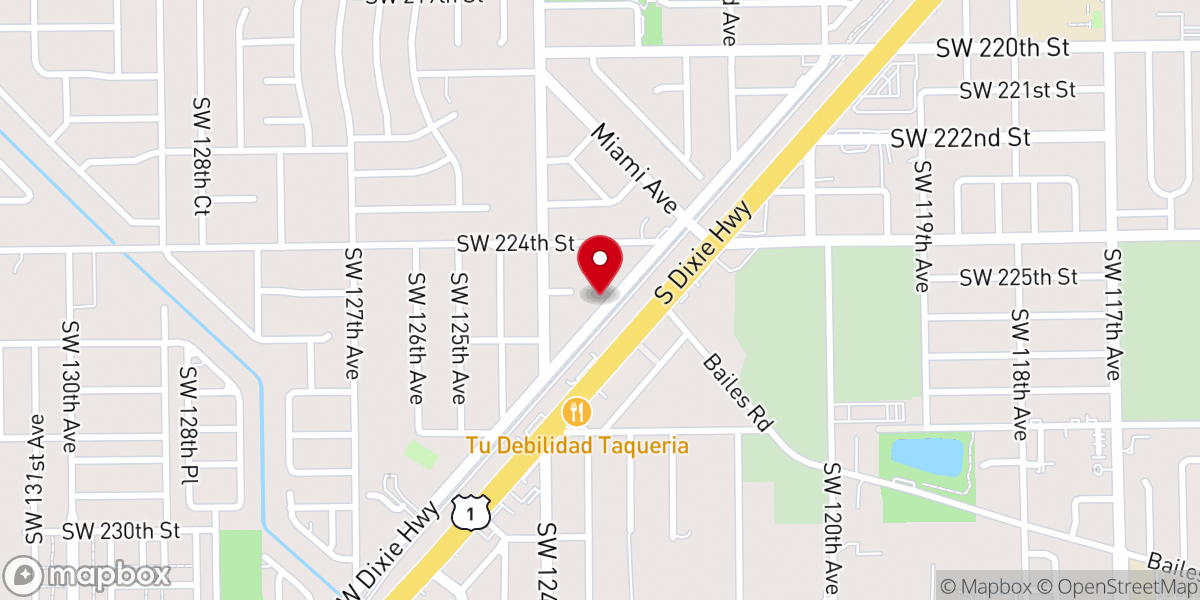Map showing location of Iglesia Monte Sinai Pentecostal - AIC