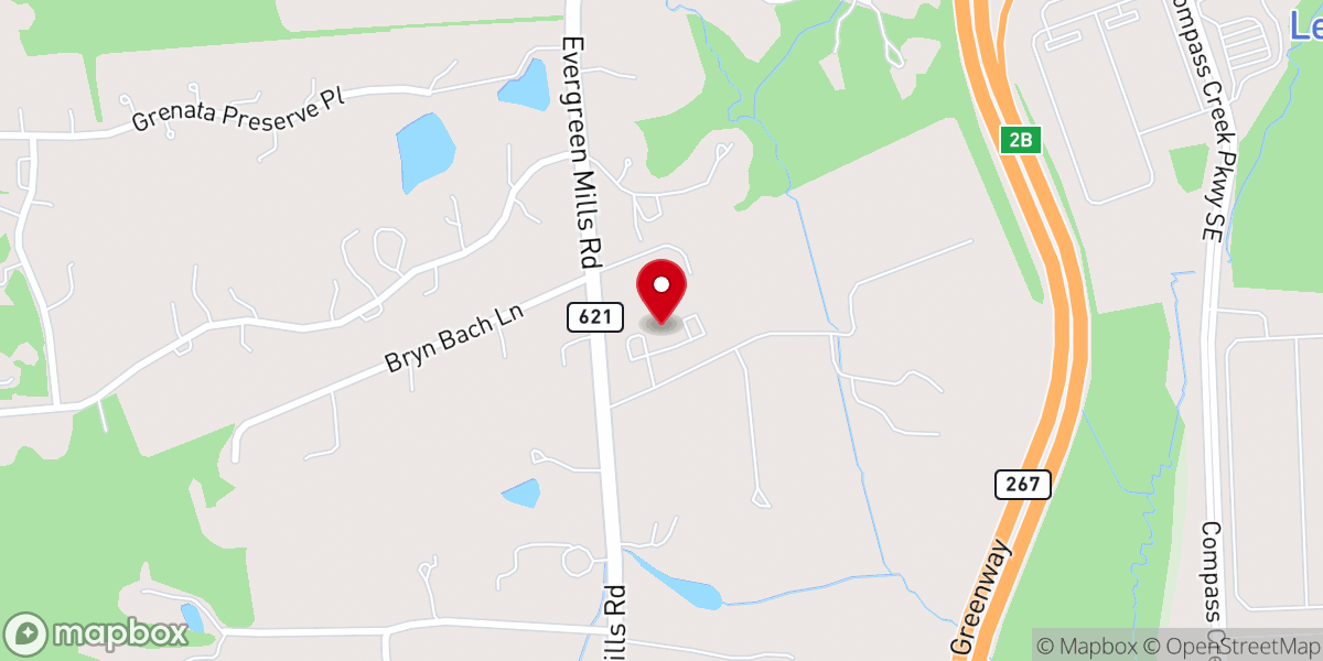Map showing location of Bethel Presbyterian Church Leesburg, Virginia