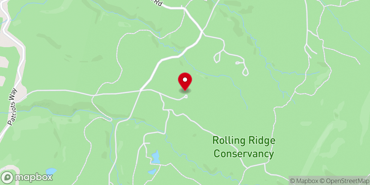 Map showing location of Rolling Ridge Study Retreat Community