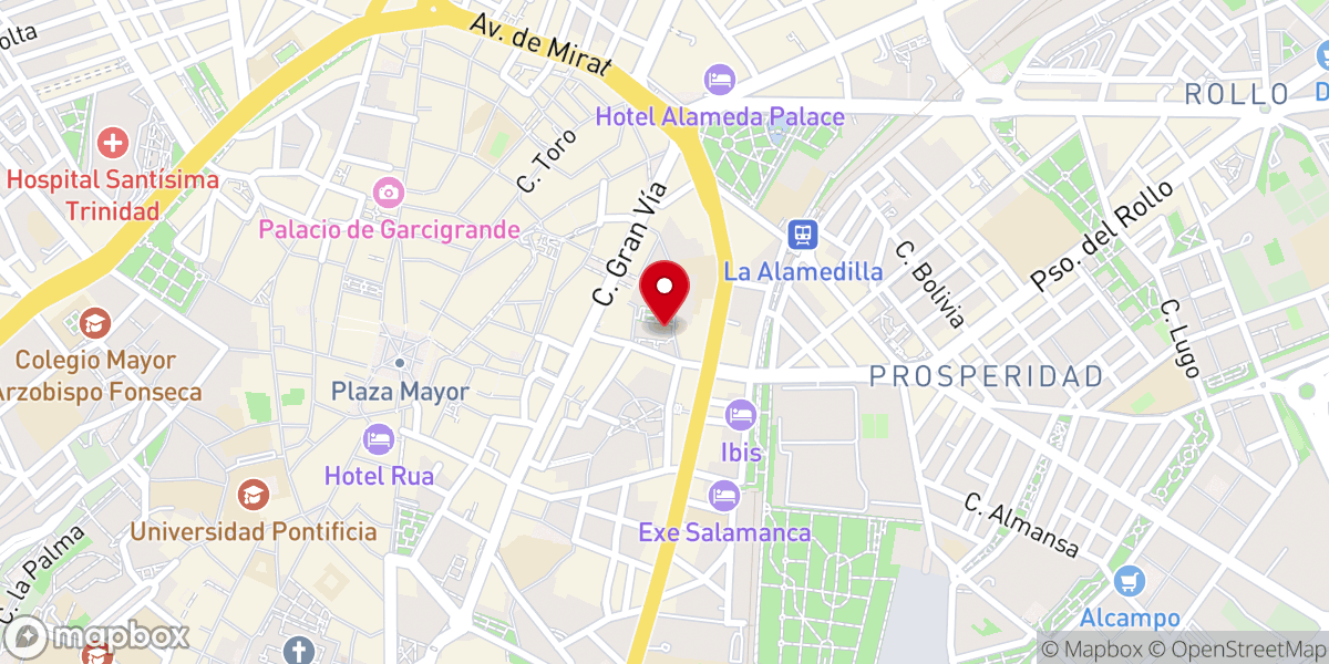 Map showing location of Parroquia de Sancti-Spiritus