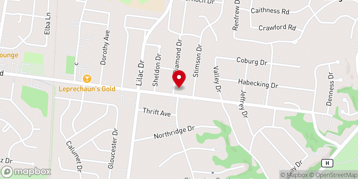 Map showing location of Zion Travelers Missionary Baptist