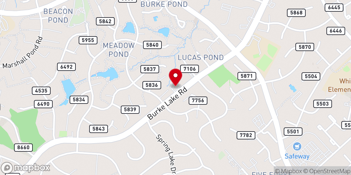 Map showing location of Grace Christian Reformed Church