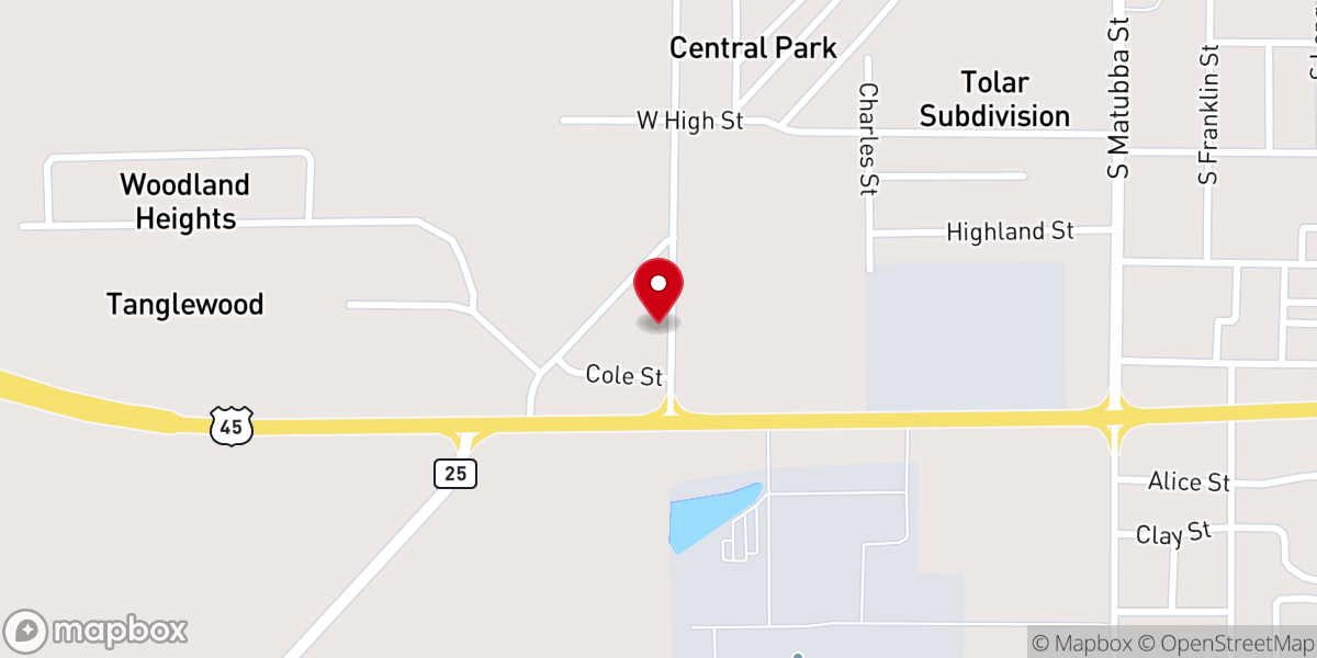 Map showing location of Aberdeen Church Of God