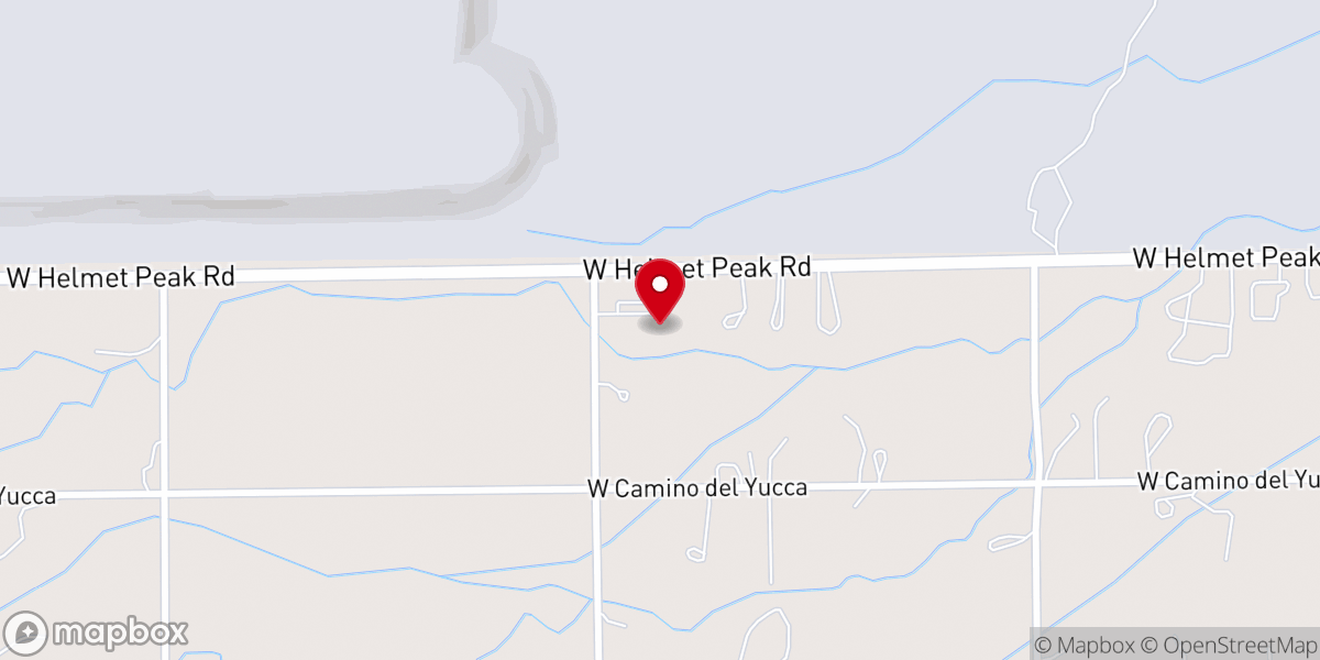Map showing location of The Rock Church of Sahuarita
