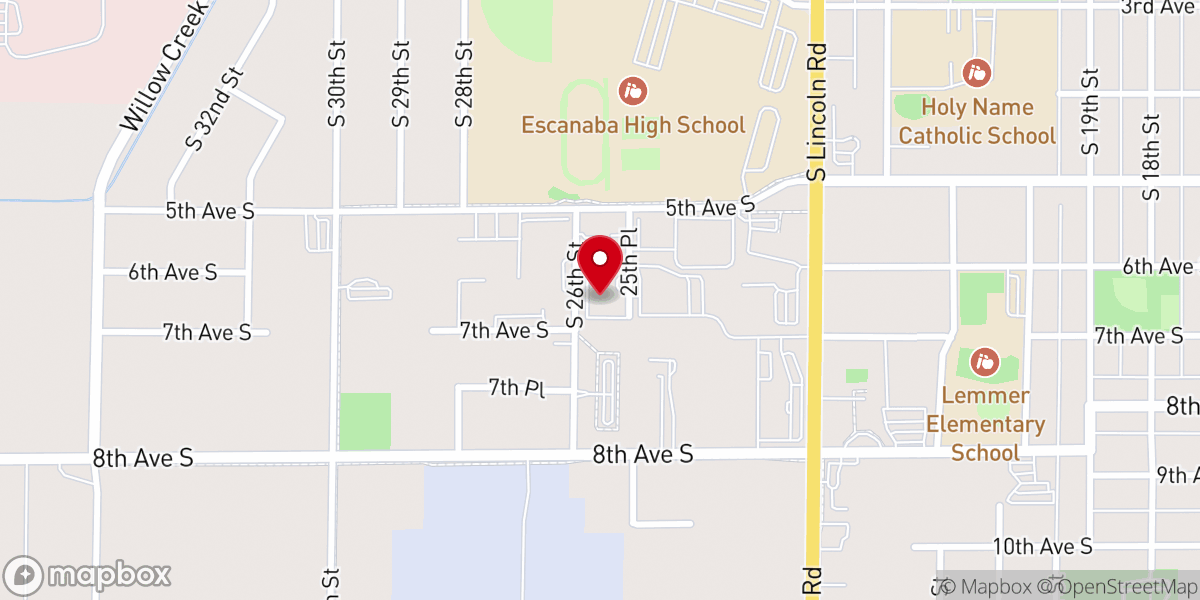 Map showing location of Christian Park Village