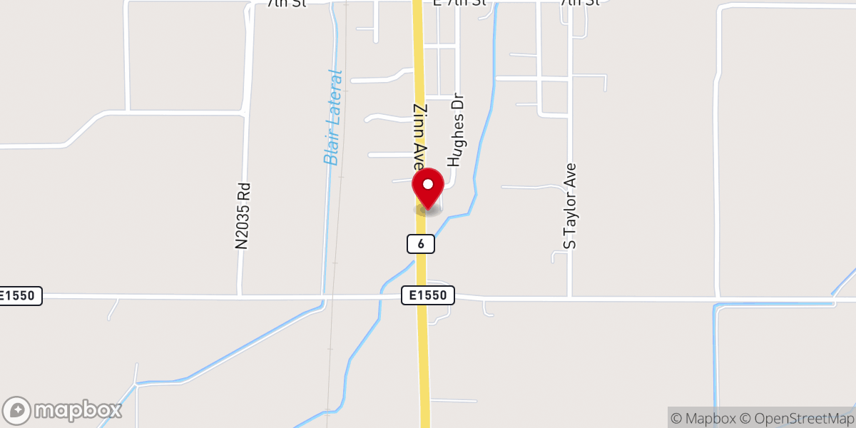 Map showing location of House of Prayer Church